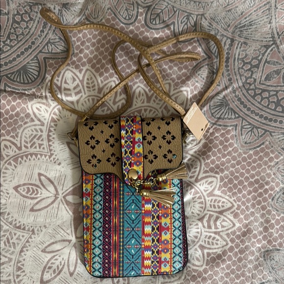 Colorful Patterned Crossbody Bag - Picture 2 of 4